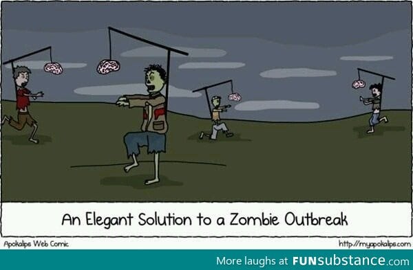 One way to deal with zombies