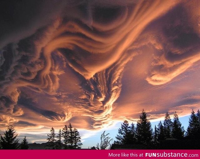 Asperatus Clouds in New Zealand