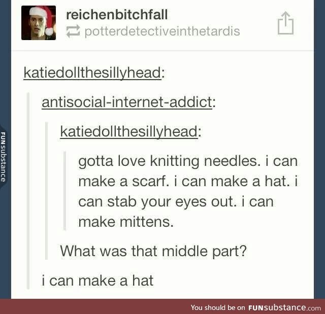 I want to learn how to knit