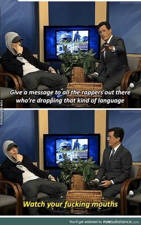 Eminem teach those fools