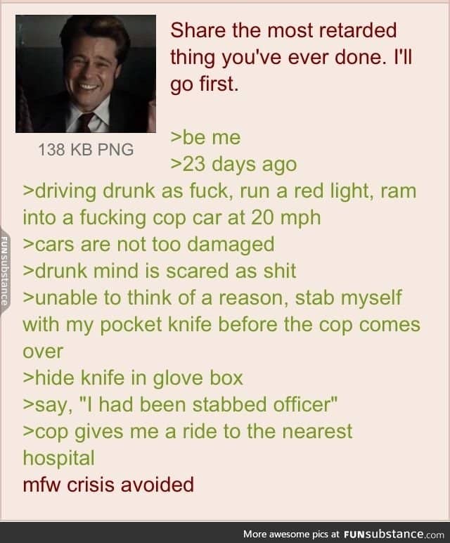 Anon is drunk