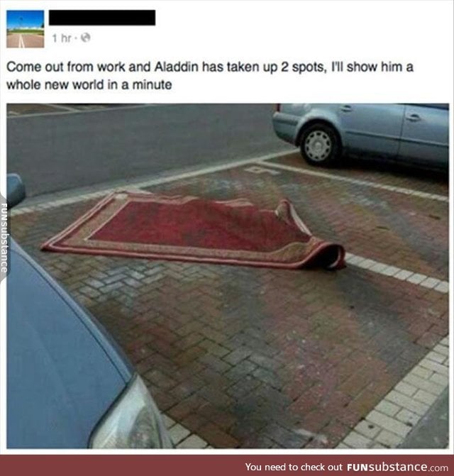 Aladdin is a jerk