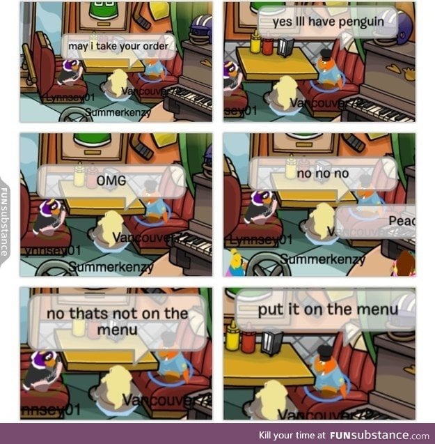 I was so good at club penguin when I was younger. I was even a member.
