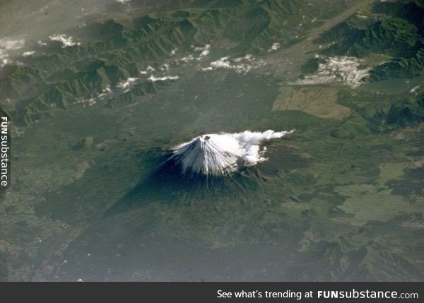 Mount Fuji from the International Space Station