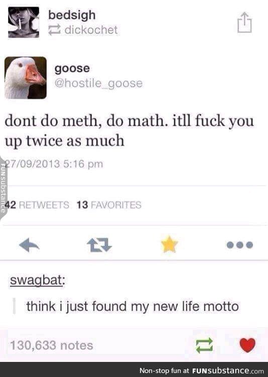meth vs. math