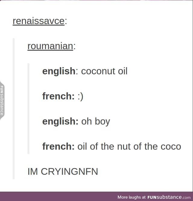 no really what's up with french