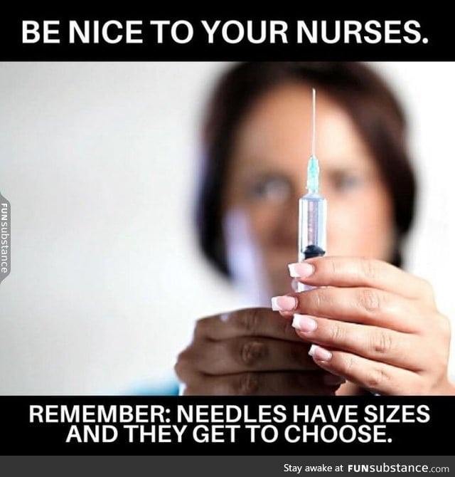 To all those people who are rude to nurses