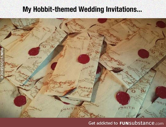 Wedding invitations with a twist