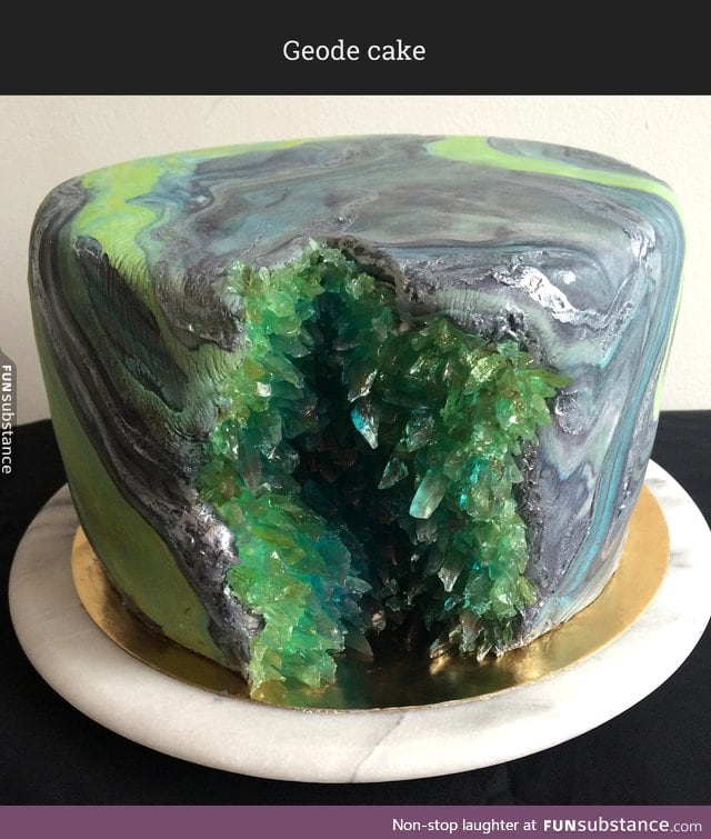 Geode cake