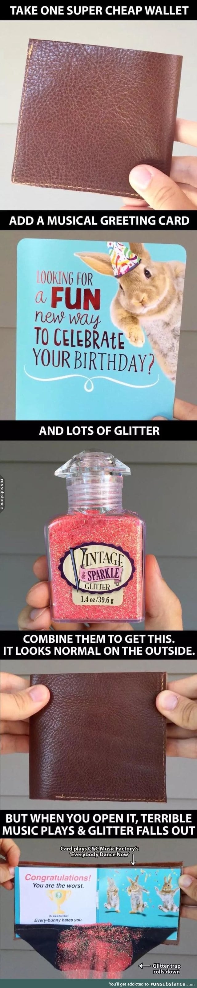 Glitter trap