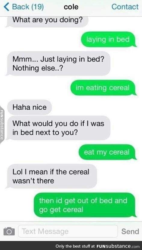 Eat cereal