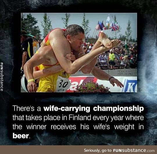 Wife-carrying championship