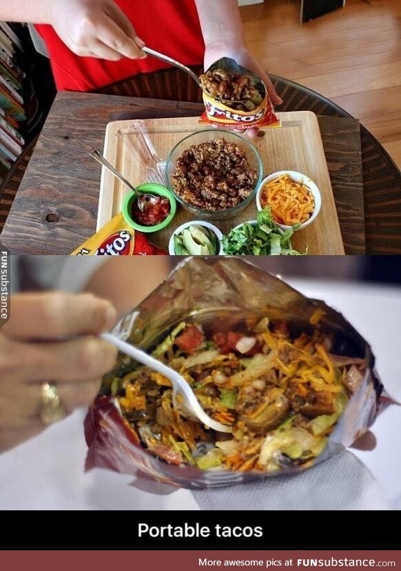 Portable tacos