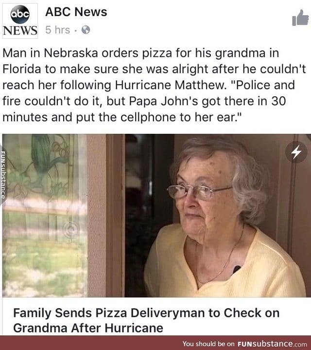 Pizza to the rescue