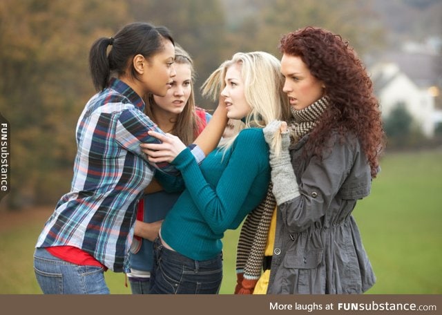 This is a stock photo of "bullying"