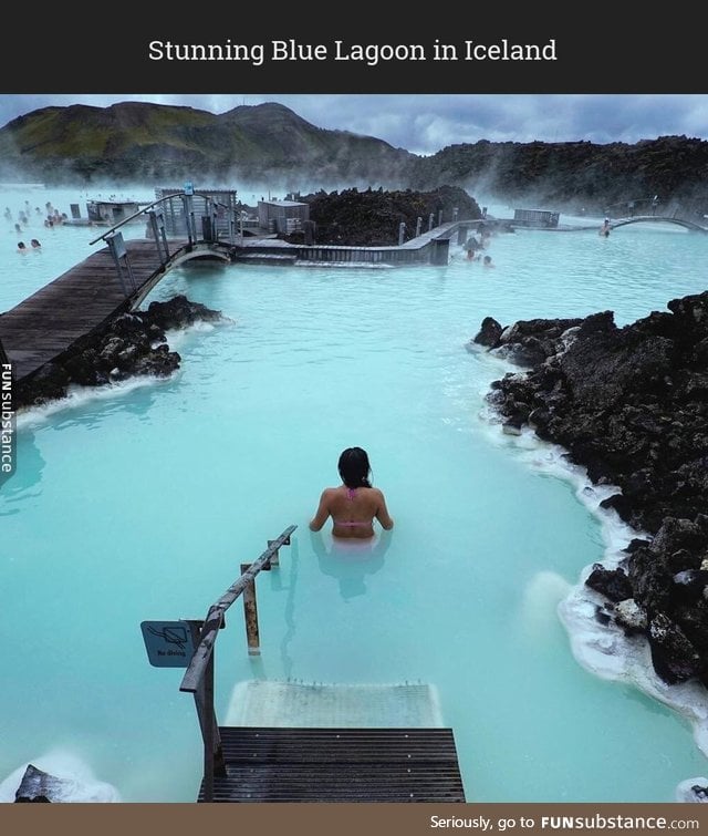 Blue Lagoon in Iceland is like mystical land