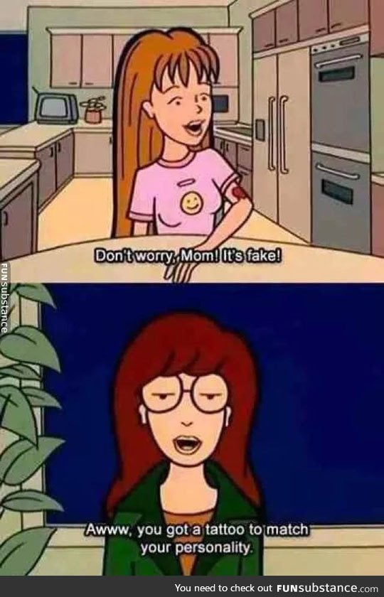 Daria always hit the nail on the head