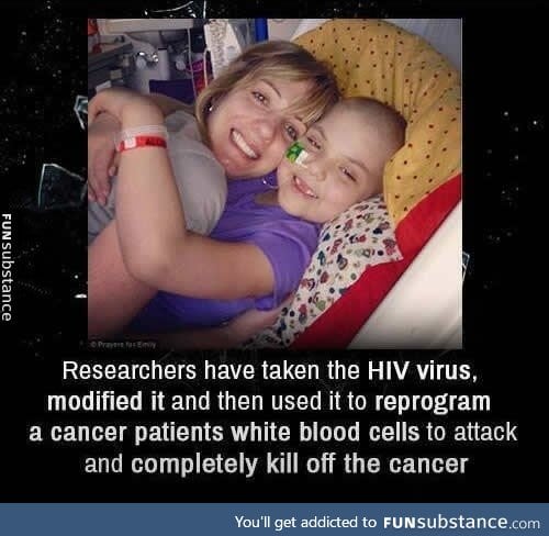 They killed cancer using HIV, WTF!