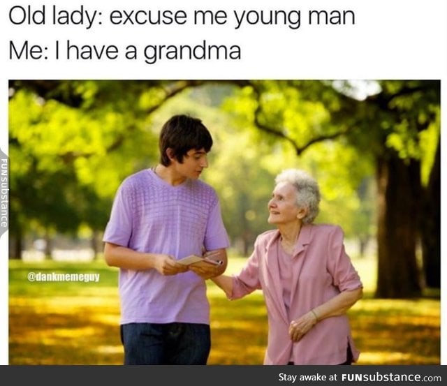 Grandma getting some boys