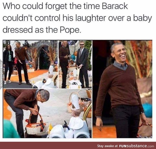 Regardless of who wins, neither of them are going to be as adorable as this potus