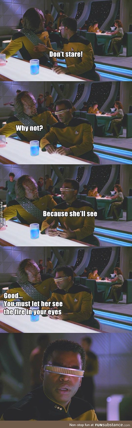 Worf is a jerk