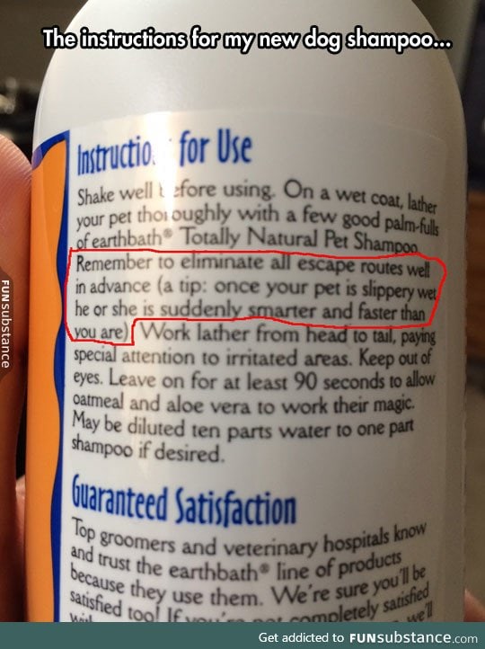 Interesting instructions for use