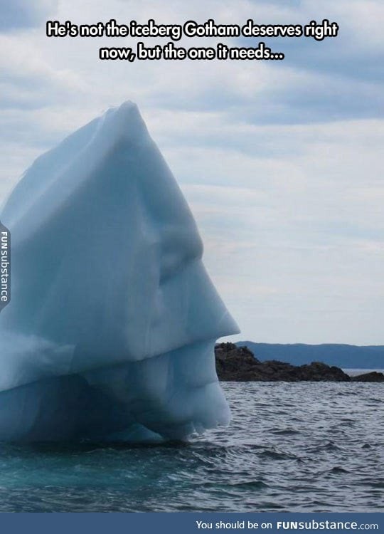 The dark iceberg returns