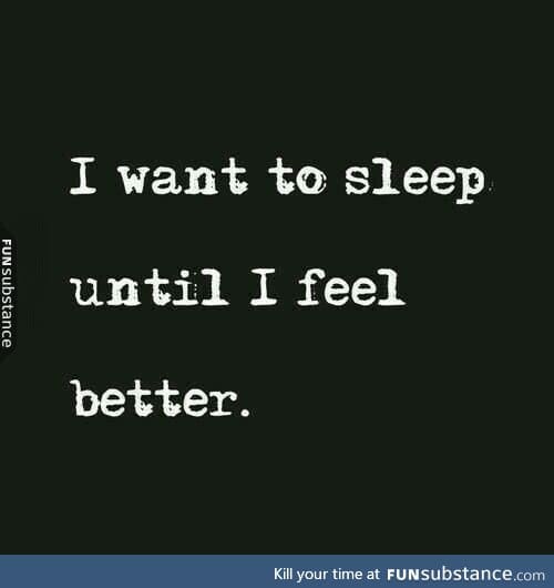 Sleep is the best therapy!