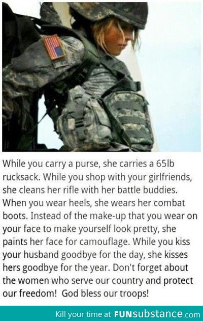 Thank you, soldiers