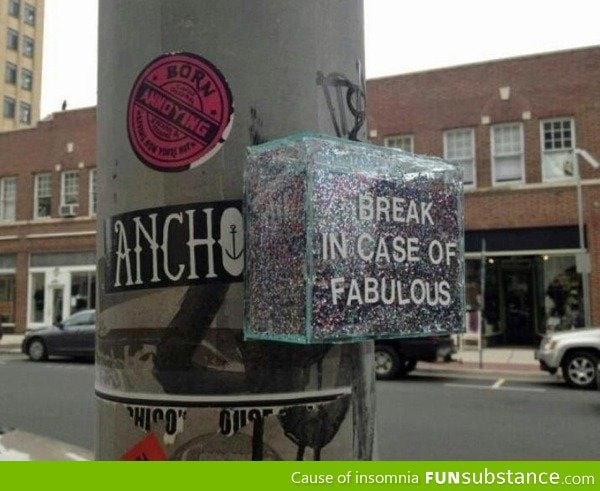 In case of fabulous
