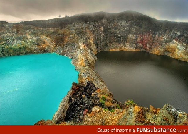 The Lakes of Mount Kelimutu, Indonesia