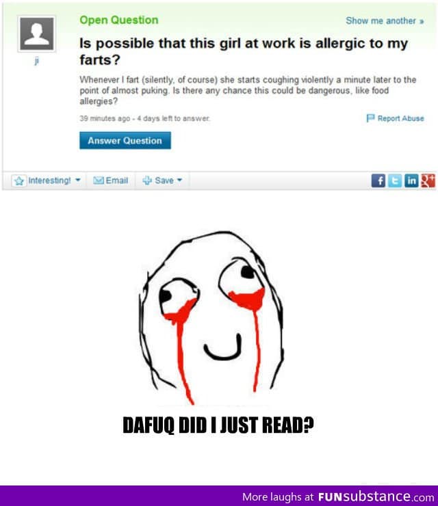 Allergic To Farts?