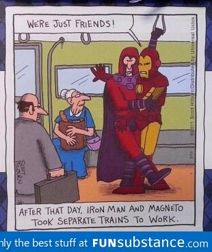 Magneto and iron man