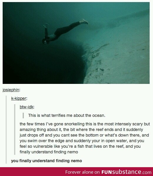 Terrifying ocean