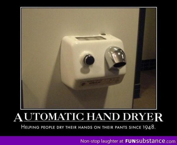 Automatic hand dryer