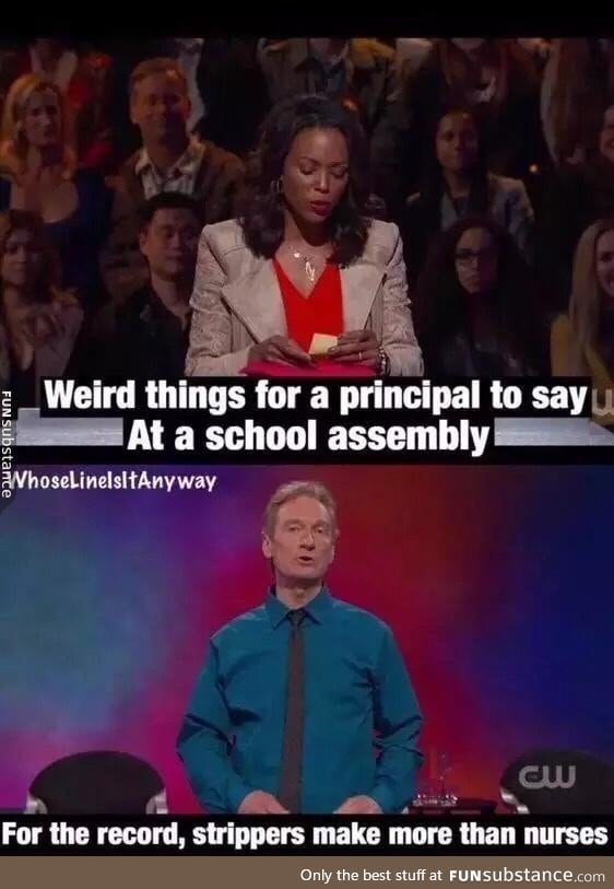 Bad example for school principal