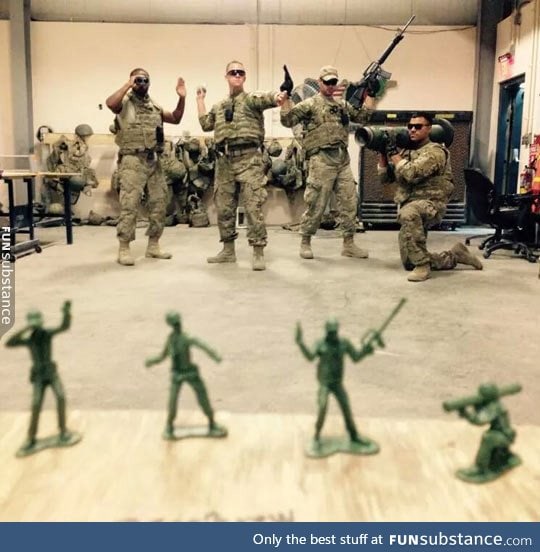Probably the best deployment photo ever