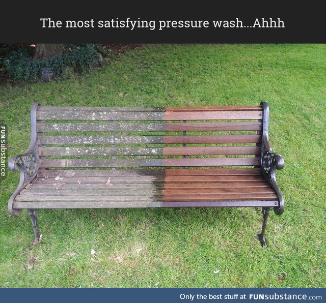 Power of pressure wash