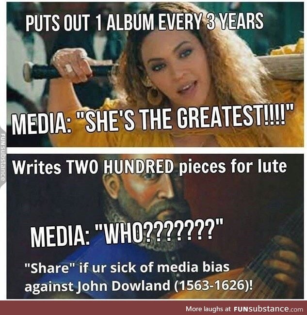 Media bias against musician