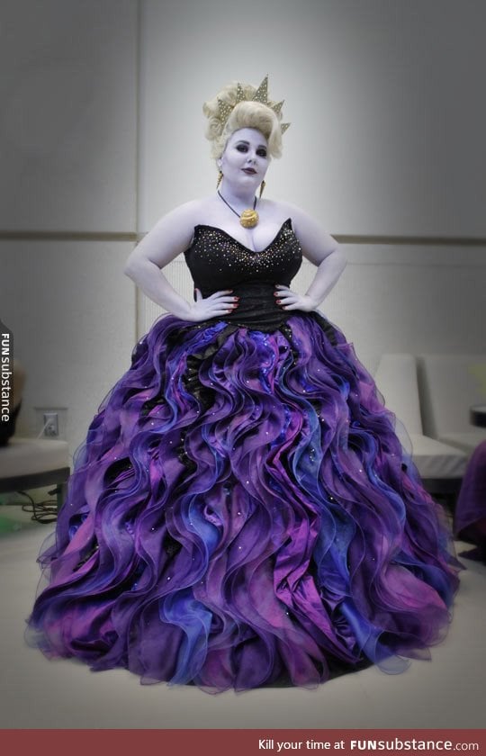 Epic ursula cosplay