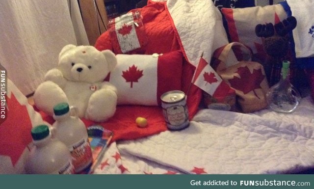 I panicked and made a Canada shrine