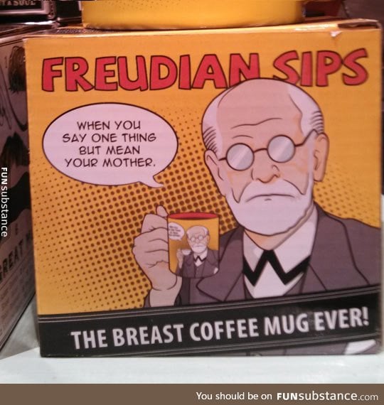 Freudian coffee mug