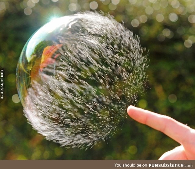 Bubble burst