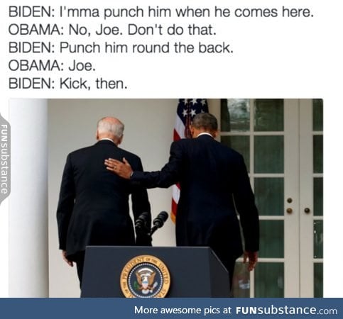 Joe Biden Roundhouses Trump