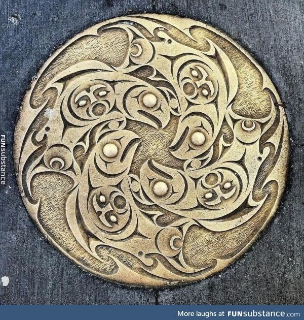 Manhole Cover in Vancouver