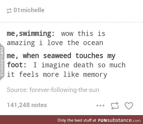 Seaweed is hella gross