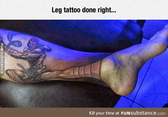 Street fighter tattoo win