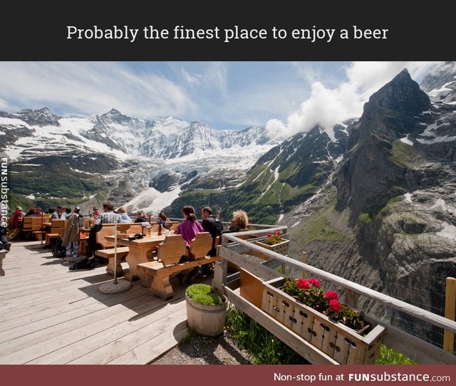 Beer on the mountains