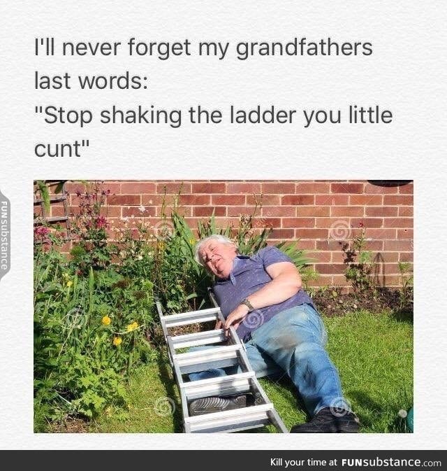 Sorry grandpa