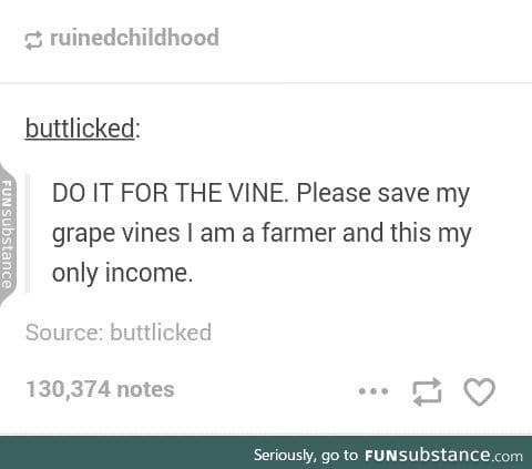 Save the vine